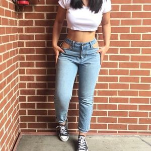 Cut out handmade pockets by me Jeans!💙